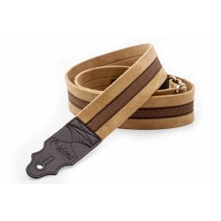 RightOn! Plain Beige Guitar Strap